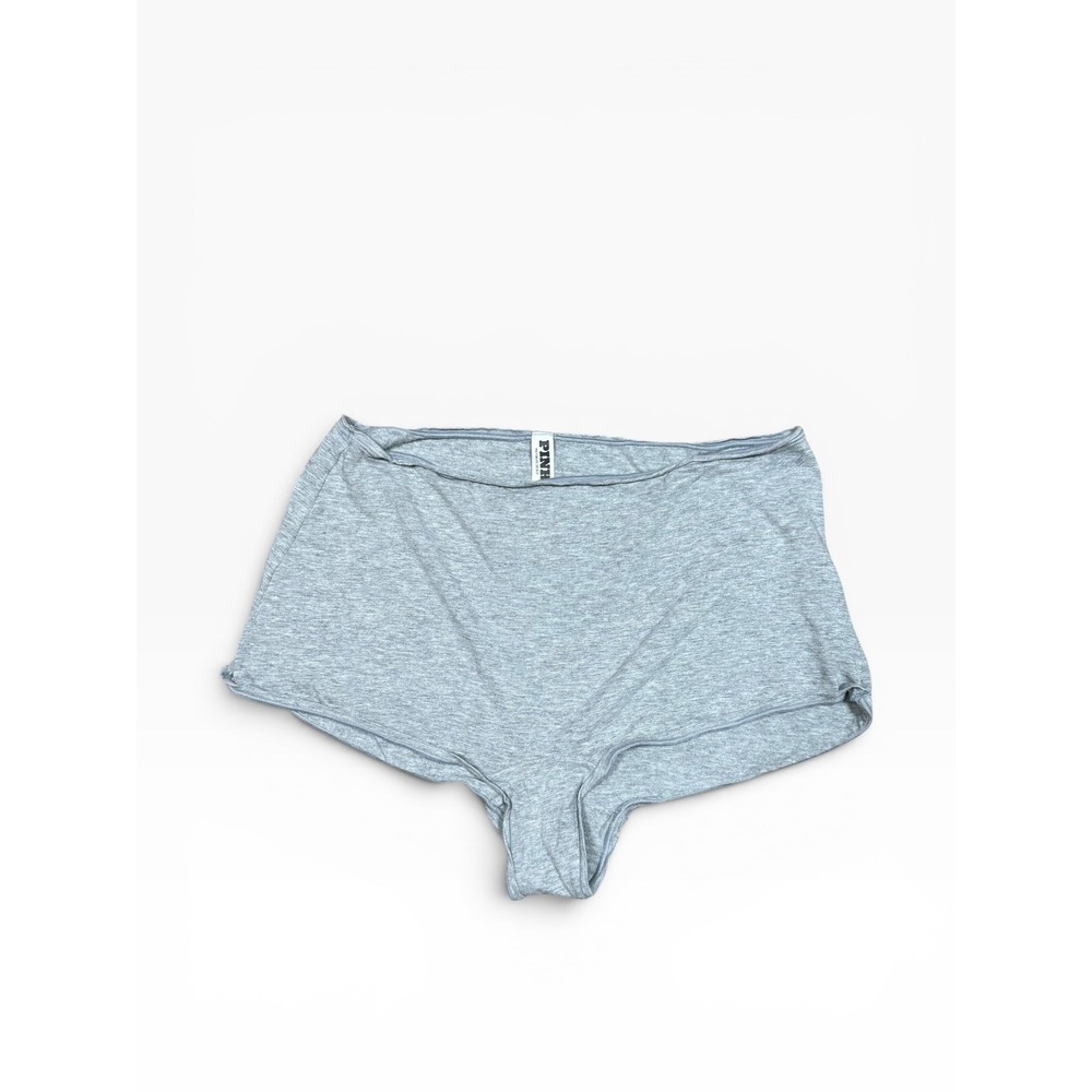 PINK‎ Victoria's Secret Heather Gray Cotton Boyshort Panties XXL